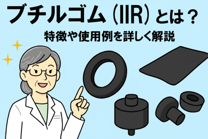 ブチルゴム(IIR)とは？特徴や使用例を詳しく解説
