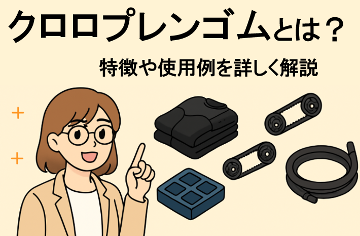 クロロプレンゴムとは？特徴や使用例を詳しく解説