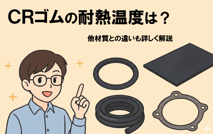 CRゴムの耐熱温度は？他材質との違いも詳しく解説