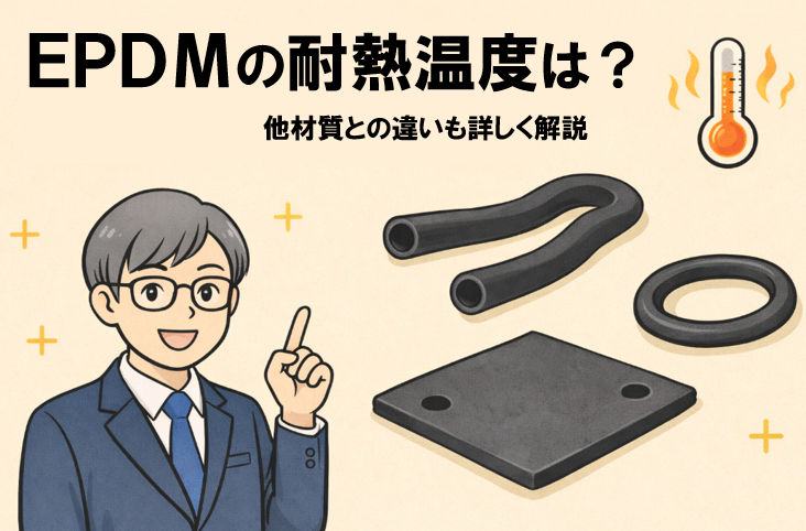 EPDMの耐熱温度は？他材質との違いも詳しく解説