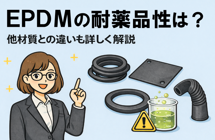 EPDMの耐薬品性は？他材質との違いも詳しく解説