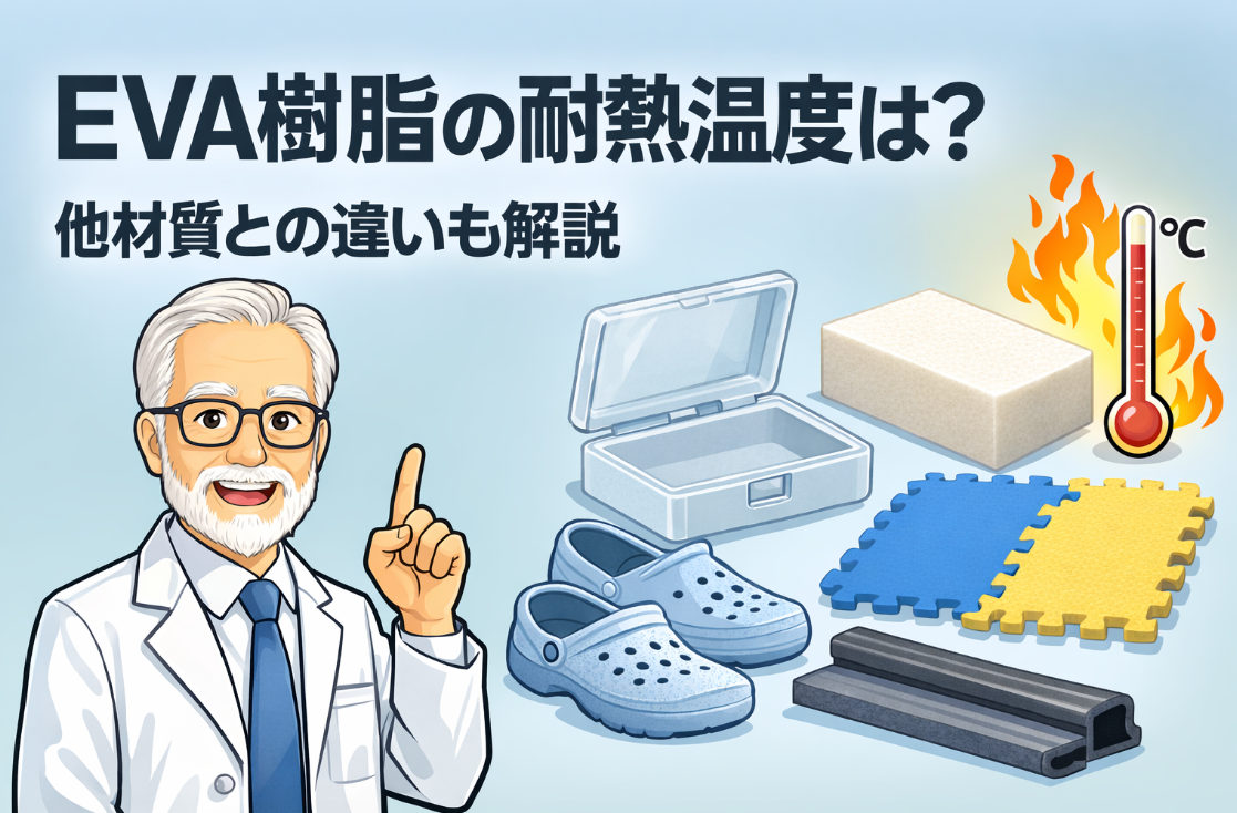 EVA樹脂の耐熱温度は？他材質との違いも詳しく解説