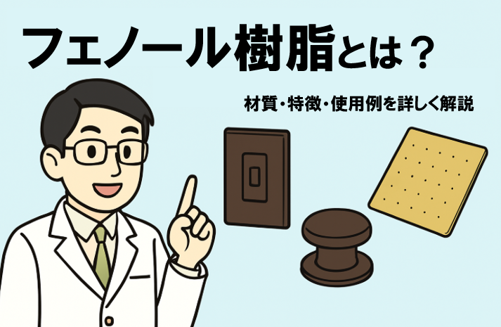 フェノール樹脂とは？材質・特徴・使用例を詳しく解説