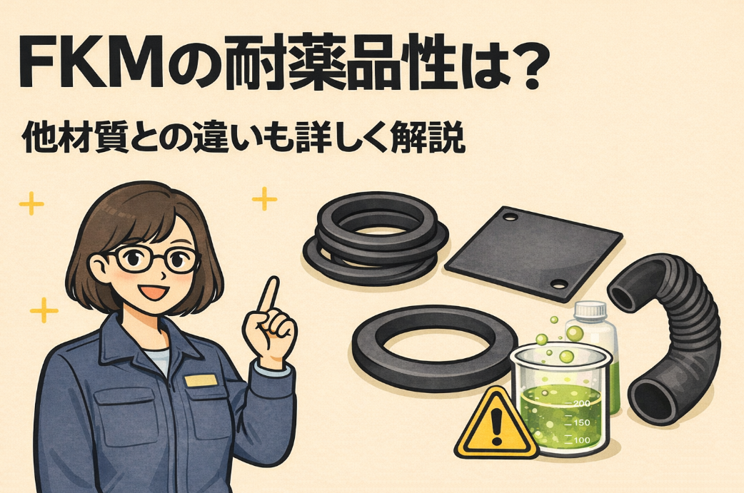 FKMの耐薬品性は？他材質との違いも詳しく解説