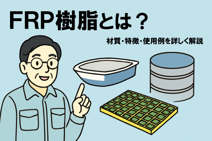 FRP樹脂とは？材質・特徴・使用例を詳しく解説