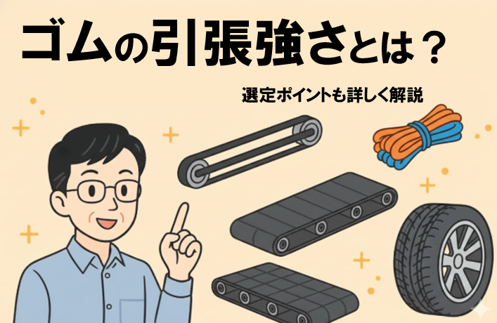 ゴムの引張強さとは?選定ポイントも詳しく解説