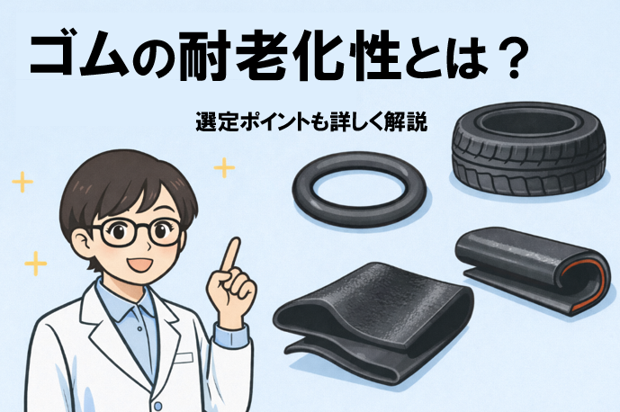 ゴムの耐老化性とは？選定ポイントも詳しく解説