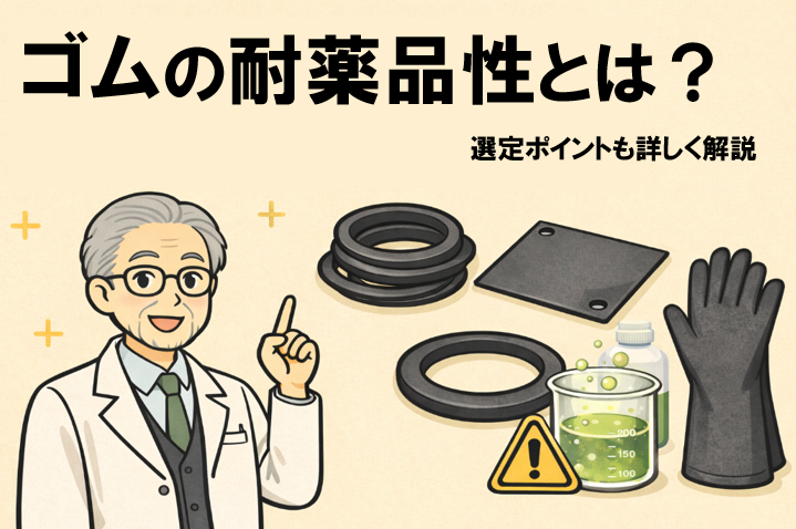 ゴムの耐薬品性とは？選定ポイントも詳しく解説