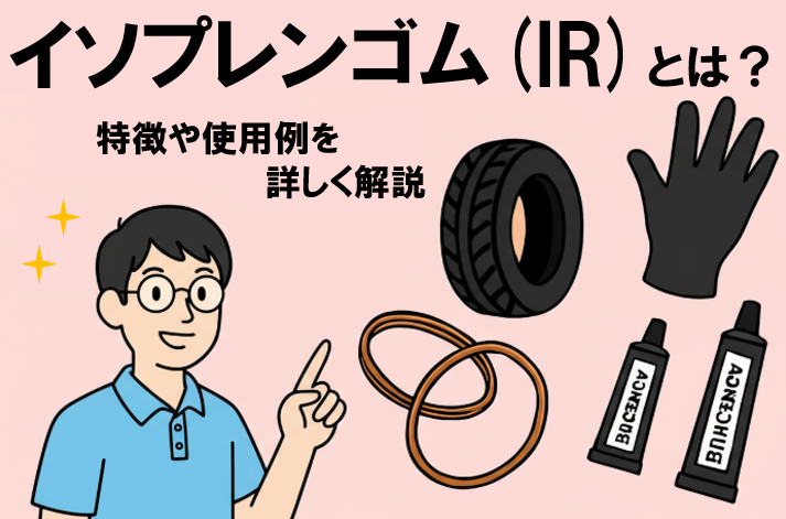 イソプレンゴム(IR)とは？特徴や使用例を詳しく解説