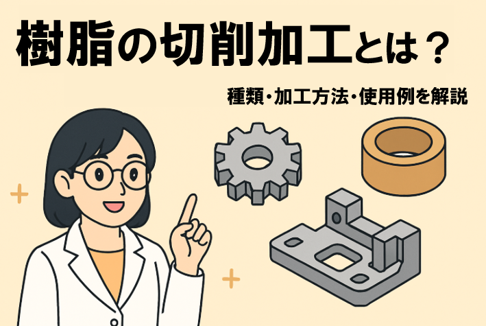 樹脂の切削加工とは？種類・加工方法・使用例を解説