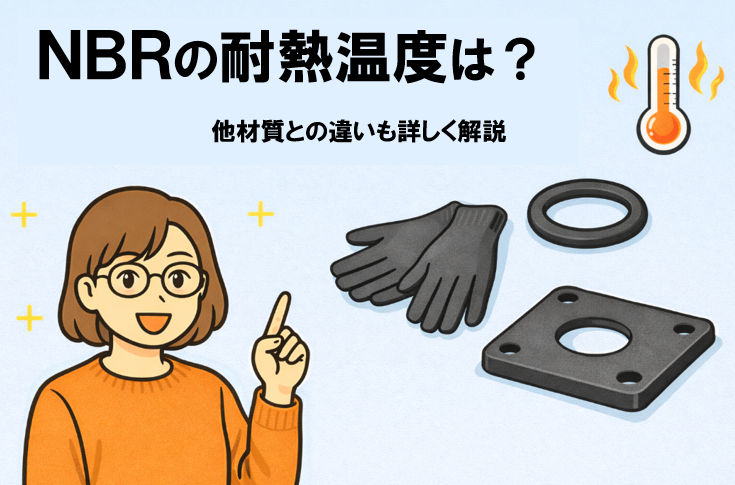NBR(ニトリルゴム)の耐熱温度は？他材質との違いも解説