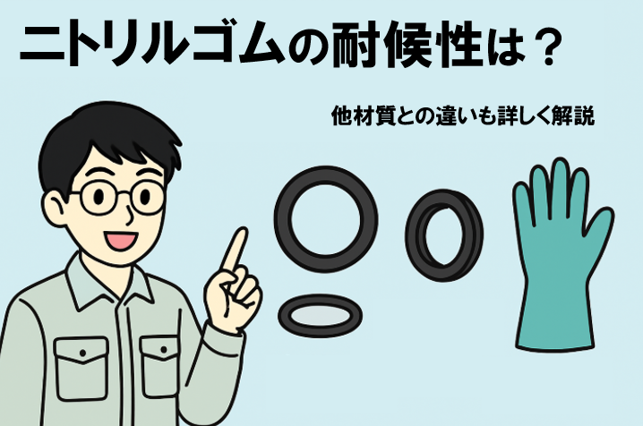 ブチルゴムの耐候性は?他材質の違いも詳しく解説