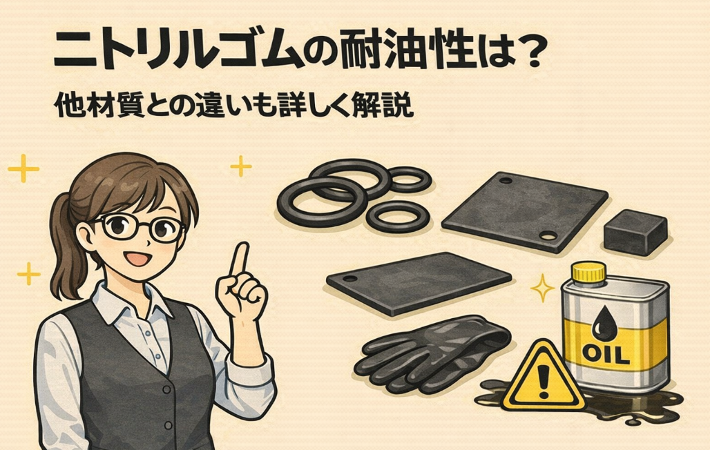 ニトリルゴムの耐油性は？他材質との違いも詳しく解説