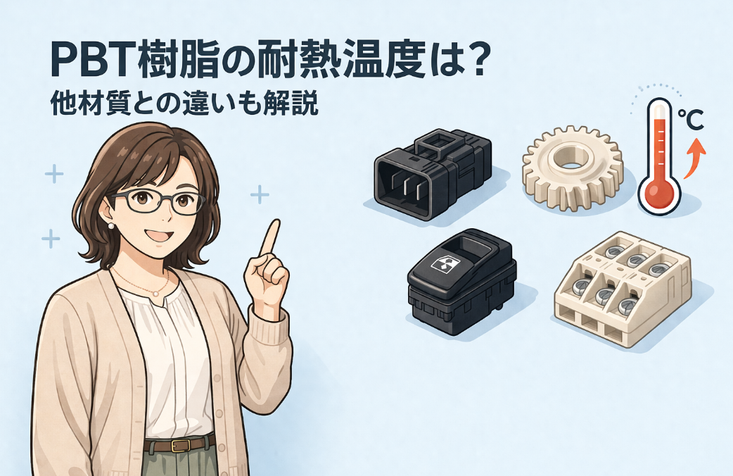 PBT樹脂の耐熱温度は？他材質との違いも詳しく解説