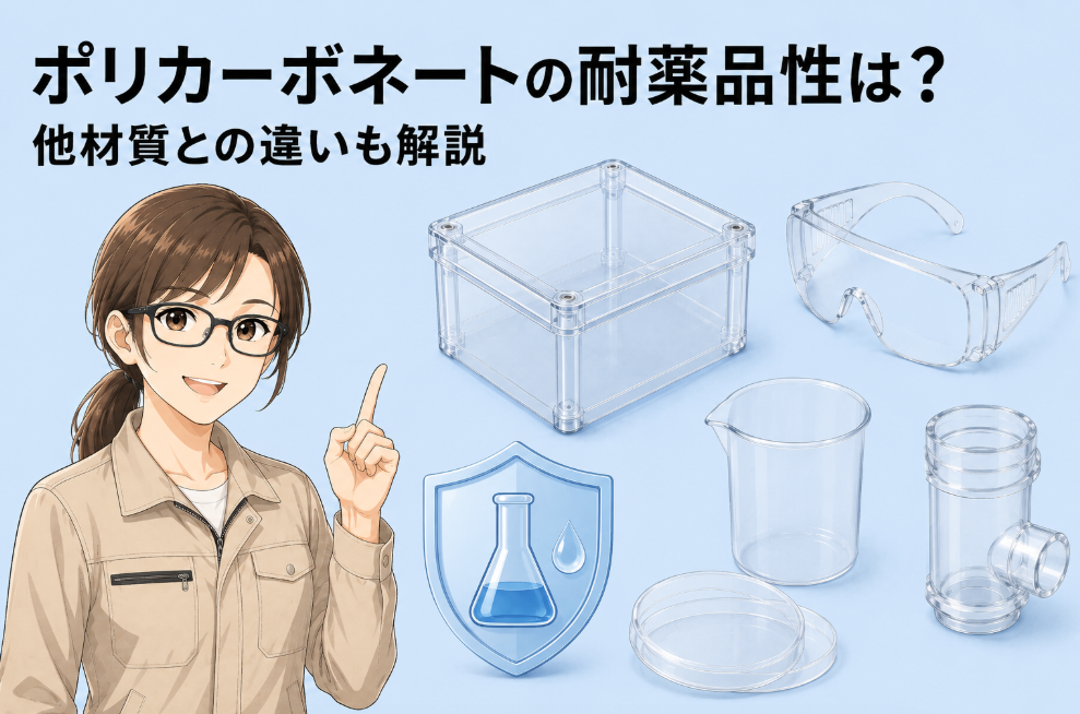 ポリカーボネートの耐薬品性は?他材質との違いも解説