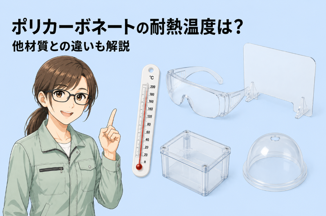ポリカーボネートの耐熱温度は？他材質との違いも解説