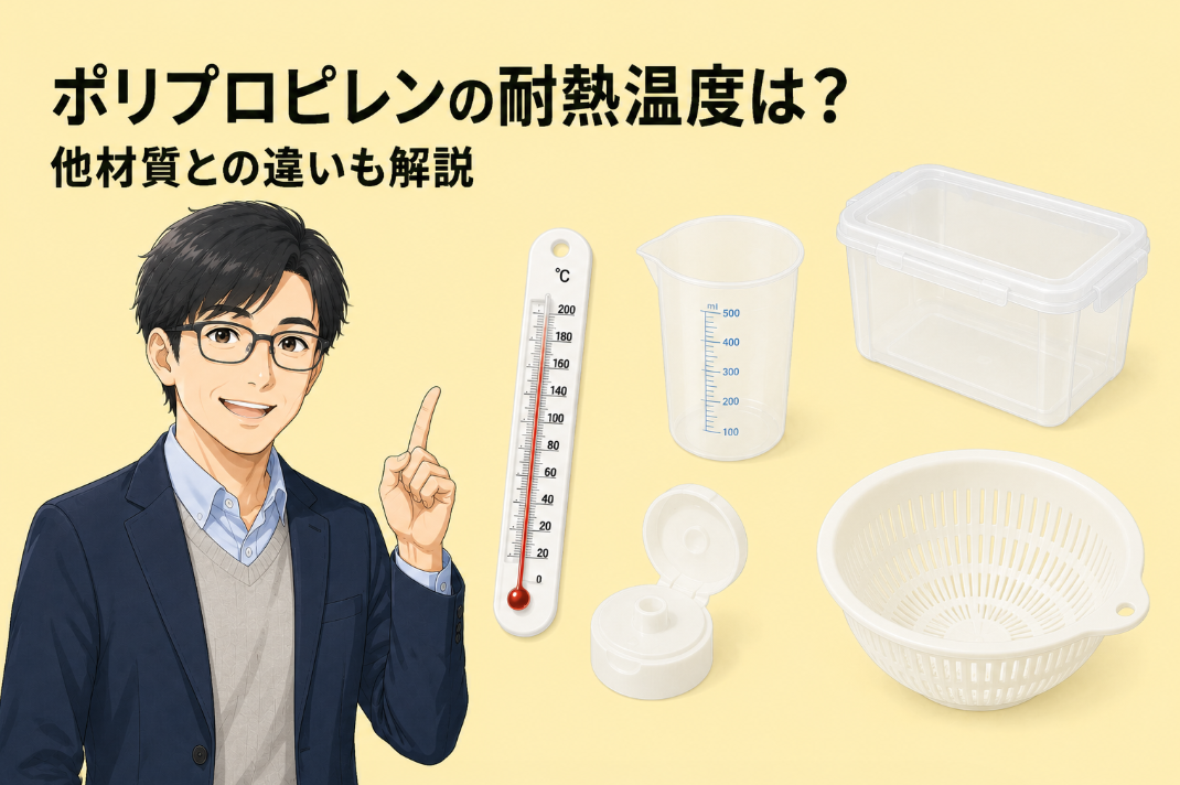 ポリプロピレンの耐熱温度は？他材質との違いも詳しく解説