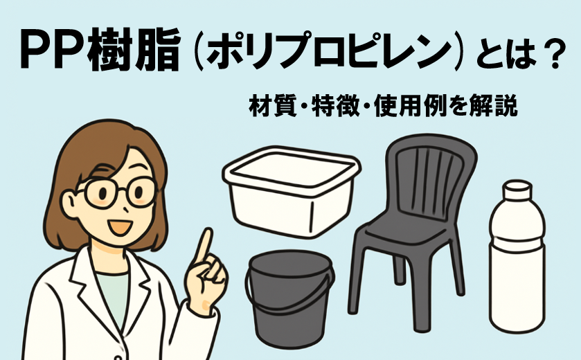 PP樹脂(ポリプロピレン)とは?材質・特徴・使用例を解説