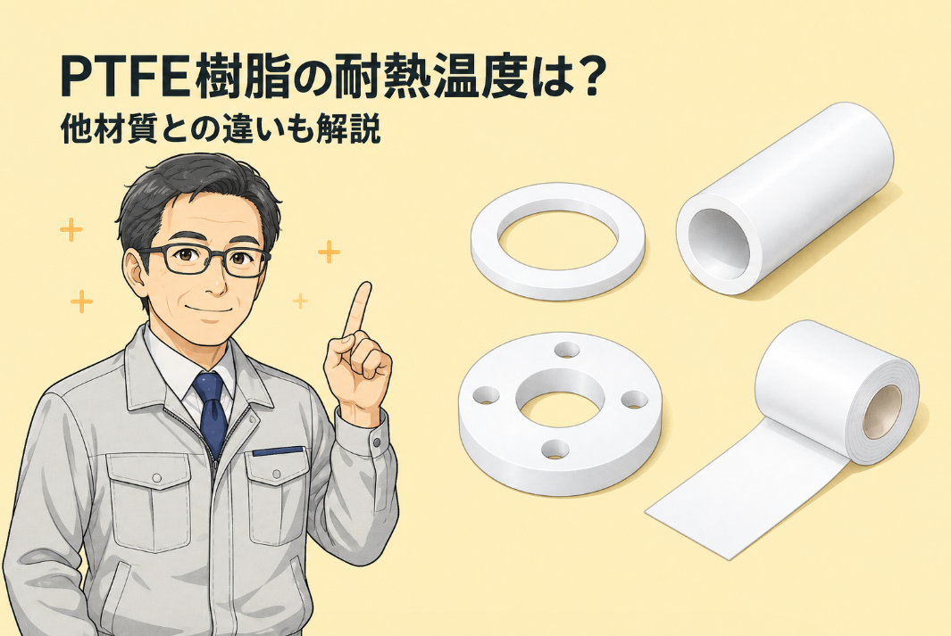 PTFE樹脂の耐熱温度は？他材質との違いも詳しく解説