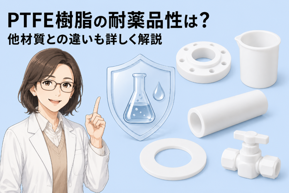 PTFE樹脂の耐薬品性は?他材質との違いも詳しく解説