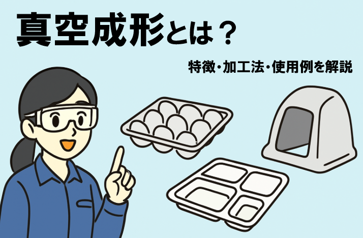 真空成形(真空成型)とは?特徴・加工法・使用例を解説