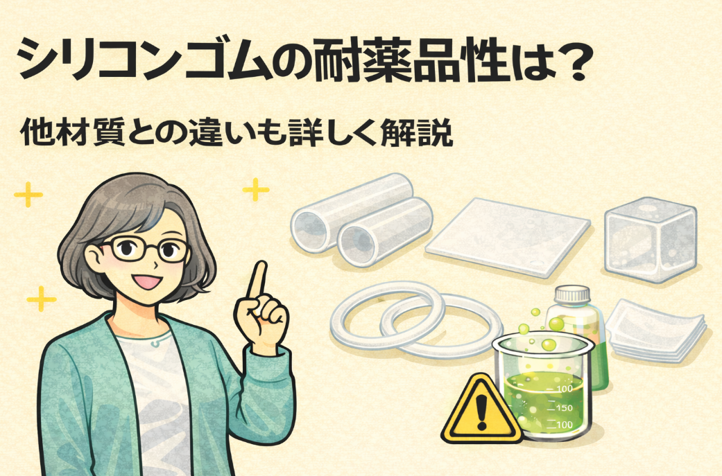 ブチルゴムの耐薬品性は？他材質との違いも詳しく解説
