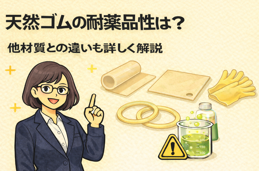 ブチルゴムの耐薬品性は？他材質との違いも詳しく解説