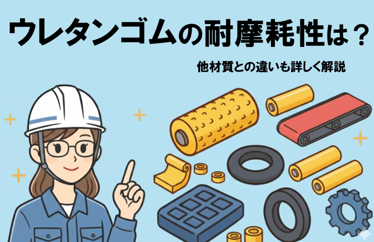 ウレタンゴムの耐摩耗性は?他材質との違いも解説