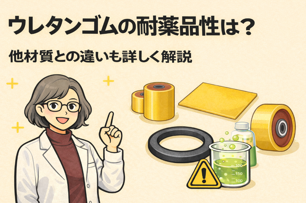 ウレタンゴムの耐薬品性は?他材質との違いも詳しく解説