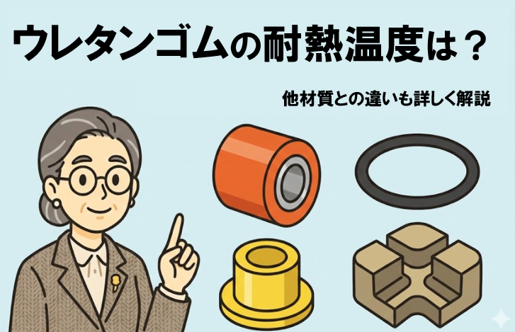 ウレタンゴムの耐熱温度は？他材質との違いも詳しく解説